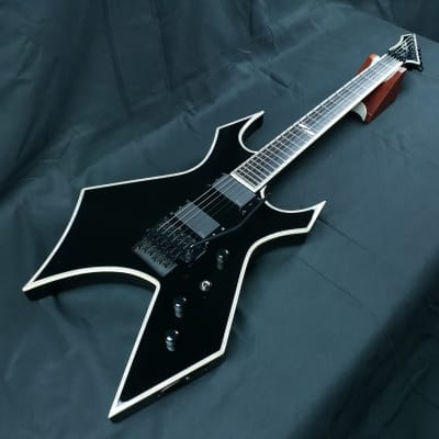 B.C. Rich Warlock NJ Deluxe 2009 Onyx Neck Thru Floyd Rose