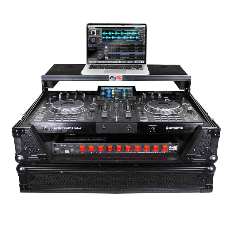Flight Case For Roland DJ-707M Digital Controller W-Laptop Shelf