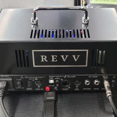 REVV G20 2-Channel 20-Watt Guitar Amp Head with Reactive Load and Virtual Cabinets With Matching 1x12 Cab image 6
