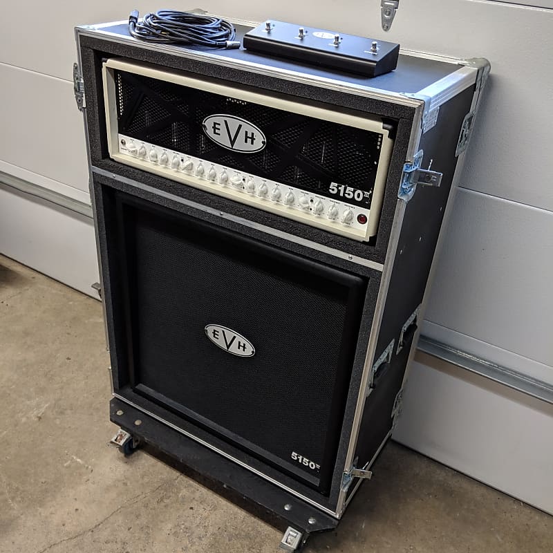 EVH 5150III 100 Watt Halfstack with Custom Made Road Case | Reverb