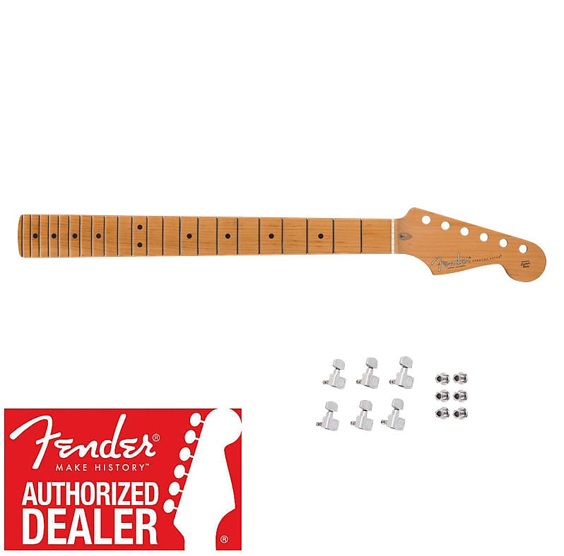 Fender American Professional II Stratocaster Neck w/ Tuners, 22-Fret  Roasted Maple 099-3902-920