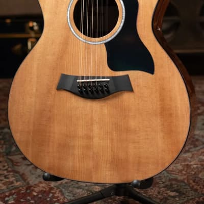 Taylor 254ce Plus Grand Auditorium 12-String Acoustic/Electric Guitar Natural with Aerocase image 3