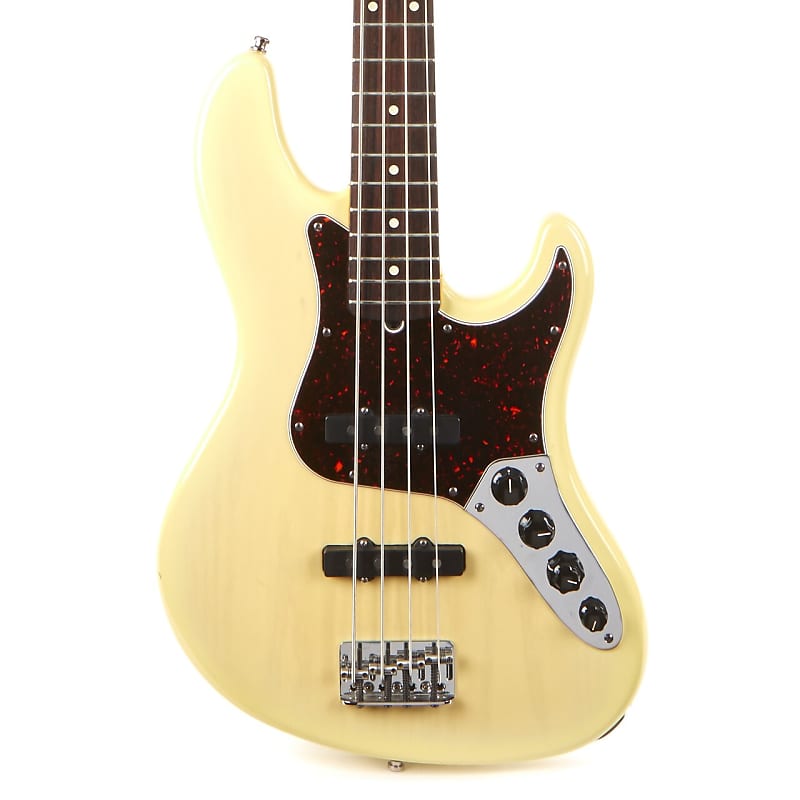 Used Fender American Deluxe Jazz Bass Blonde 1996