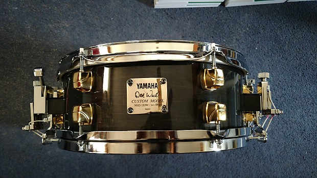 Yamaha Dave Weckl Signature 5x13 Snare Drum 1990s Charcoal Black