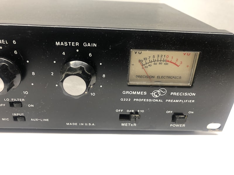 Grommes Precision G222 Preamplifier Reverb