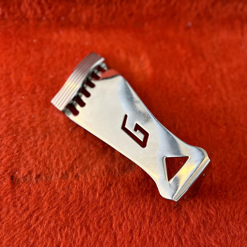 Gretsch Guitar tailpiece c 1960’s Chrome duo jet anniversary Reverb
