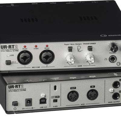 Steinberg UR-RT2 USB Audio Interface with 2 Rupert Neve Designs Transformers