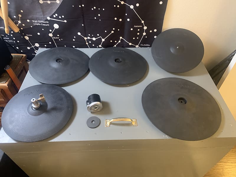 Roland Cymbal Pack 5 CYMBALS! Reverb