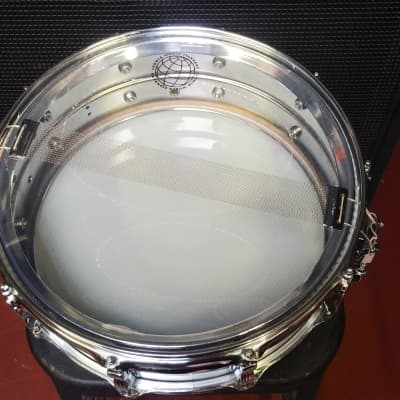1960s Ludwig Keystone Badge Chrome 5 x 14" Supraphonic Snare Drum - Many New Parts - Mucho Mojo! - Sounds Great! image 6