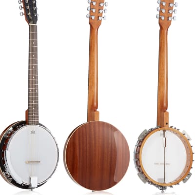 6-String Banjo - Full Size with Closed Back, Mahogany Resonator image 1