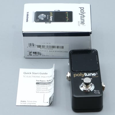 2010's t.c. electronic polytune 3 noir | Reverb