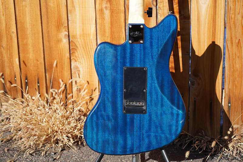 G&L USA CLF RESEARCH Doheny V12 Clear Blue 6-String Electric