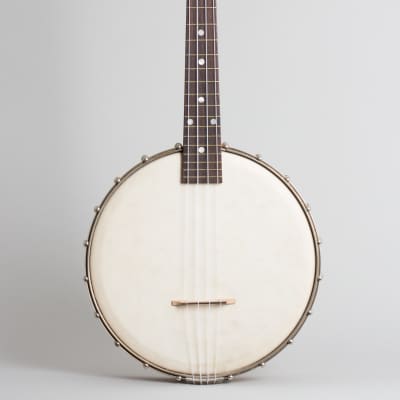 Gibson  Style UB Banjo Ukulele (1924), ser. #11187A-49, original black hard shell case. image 1