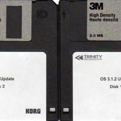 Korg Trinity System ROM Version 3.1.2 OS Disk Set (Newest)