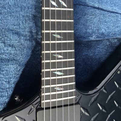 Black Diamond Custom Shop Xpro Diamond plate (het styled) guitar w/case Hand Built image 12