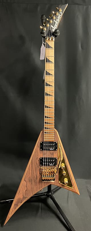 Jackson JS42 Randy Rhoads Ziricote Limited Edition Electric Guitar Natural  w/ Gold Hardware