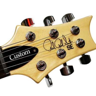 PRS SE Custom 22 Semi-Hollow Body Electric Guitar in Santana Yellow image 15