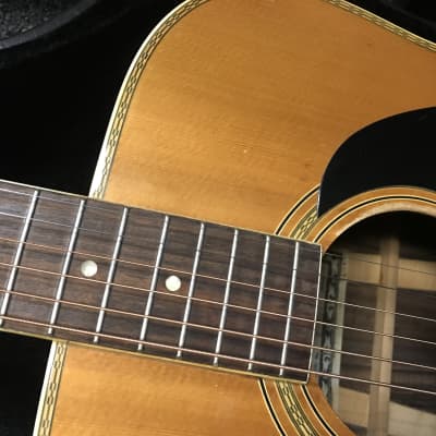 KISO SUZUKI/ Matao W350 acoustic vintage guitar made in Japan 1970s Brazilian rosewood with maple in very good condition with vintage hard case. image 14