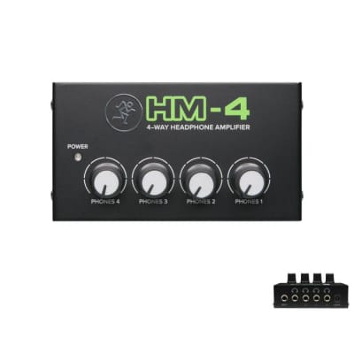 Mackie HM-4 4-channel Headphone Amplifier-NEW image 1
