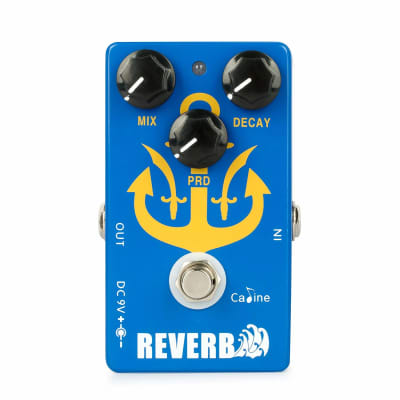 Caline CP-98 Sea Hawk Reverb Electric Guitar Effect Pedal True Bypass Free USA Shipping for sale