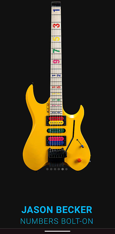 Kiesel Limited Edition Jason Becker Numbers Vader 2024 | Reverb