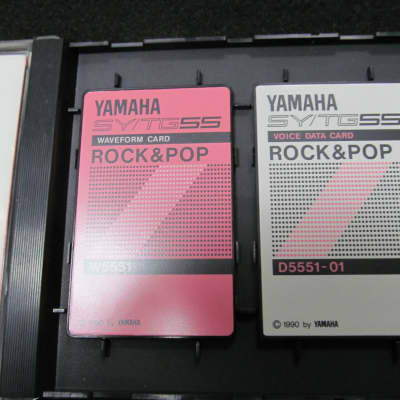 Yamaha SY/TG55 Sound Card Set Rock & Pop (as is) image 2
