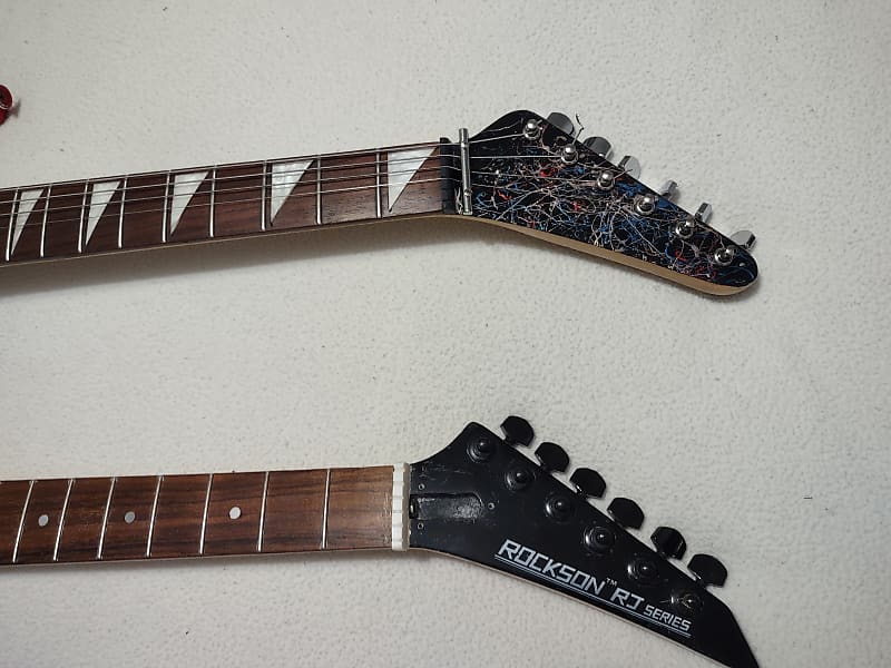 Rockson RJ Series 1980's Red plus extra neck | Reverb