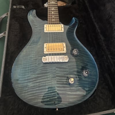 Paul Reed Smith Custom 22 with moon inlay , 10 Top Thin Neck Whale Blue  2009 | Reverb