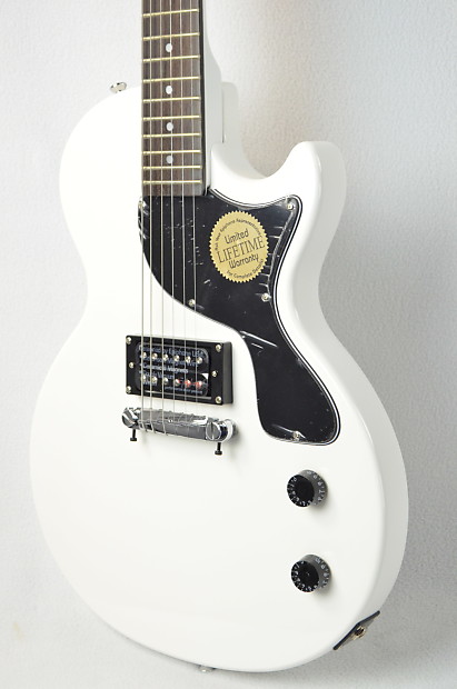 Used Alpine White Epiphone Les Paul Junior Jr. Electric Guitar
