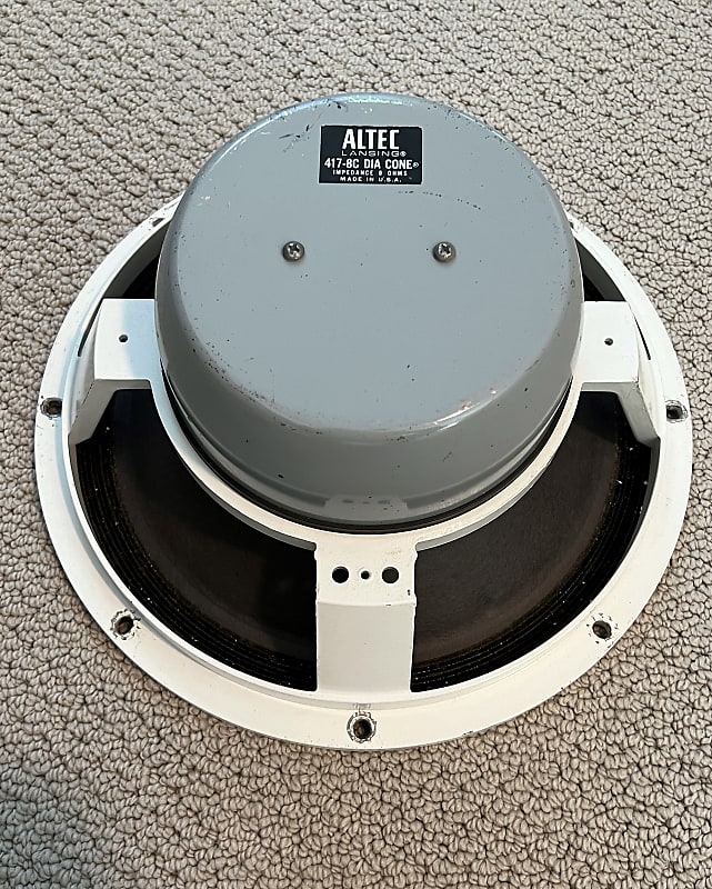 Altec 417-8C • 8Ω • Original Cone | Reverb