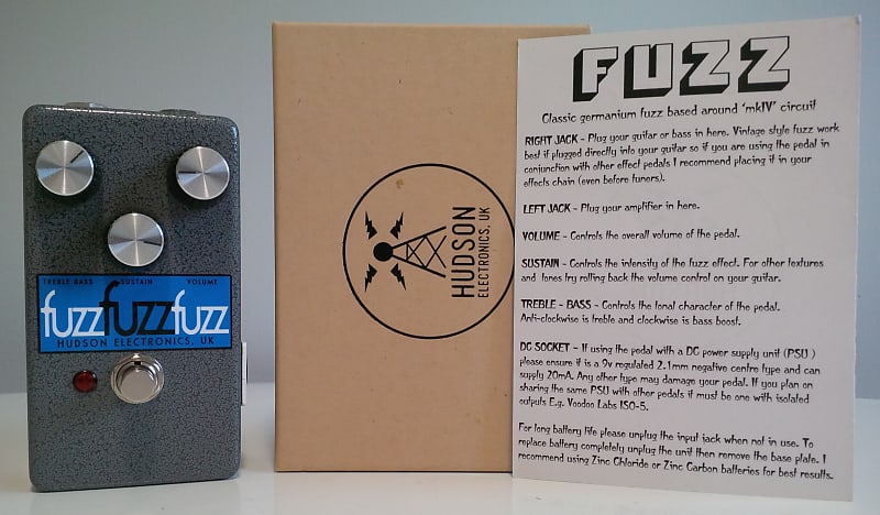 Hudson Electronics Fuzz - Tone Bender MKIV