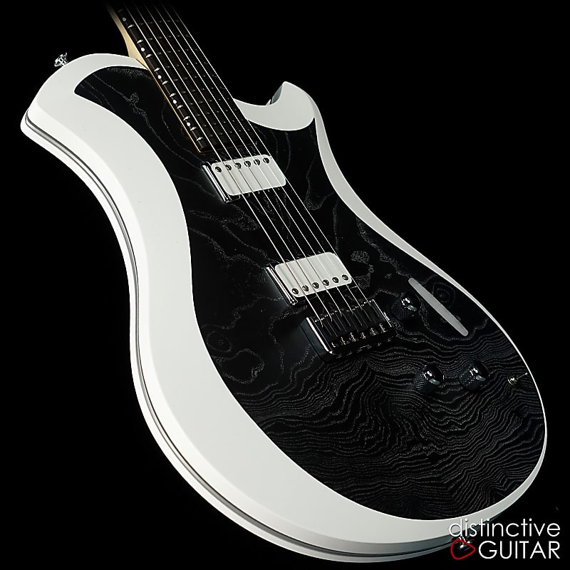 Relish Mary A One Black / White Drift Electric Guitar w