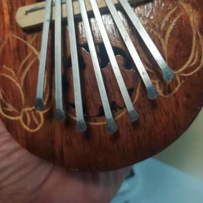 Coconut Gourd Kalimba Thumb Piano 7 tuneable Note image 2