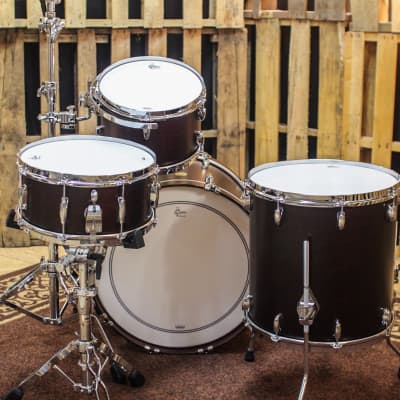 Gretsch Broadkaster Satin Walnut Drum Set - 14x22, 8x12, 16x16, 6.5x14 image 6