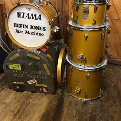 Tama - Elvin Jones’ Crestar Drum Set 1987 - Gold Lacquer image 1