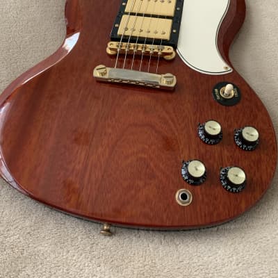 2005 Gibson SG3 1961 SG Custom Reissue with 3 Pickups in Cherry image 10