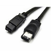 Yorkville Firewire 800/400 Cable. 9-pin Male to 6-pin Male, 6ft. image 1