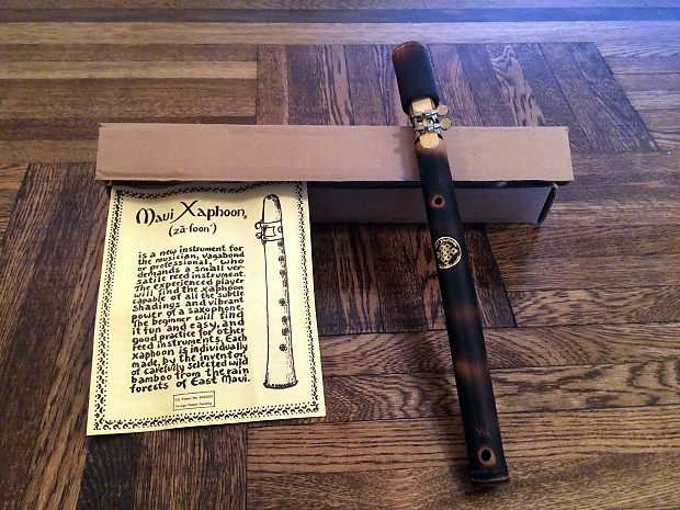 Xaphoon Bamboo in Bb Pocket Saxophone Maui hand made xaphoon