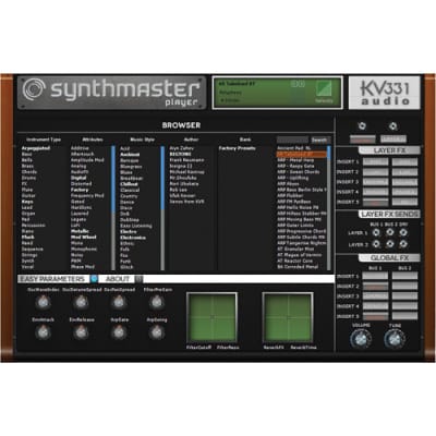 KV331 Audio SynthMaster Player - Preset Software Synthesizer Plug-In (Download) image 2