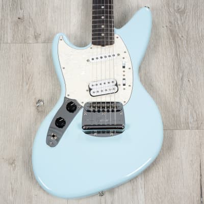 Fender Kurt Cobain Jag-Stang Left-Hand Guitar, Rosewood Fretboard, Sonic Blue image 2