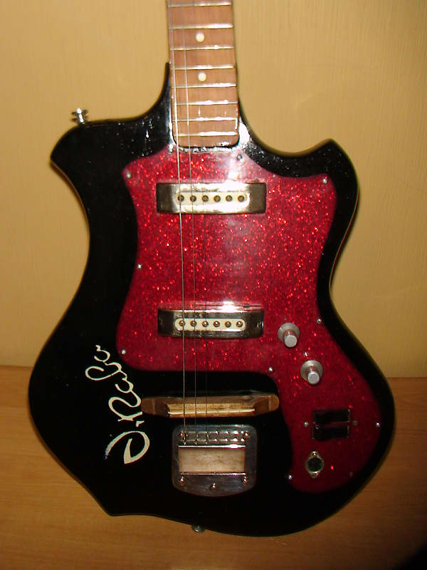 Elgava Electric Guitar USSR Soviet Vintage and Rare image 1