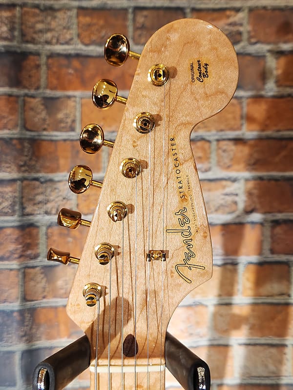 Fender 1997 Custom Shop Stratocaster 1958 Reissue Inca Silver | Reverb