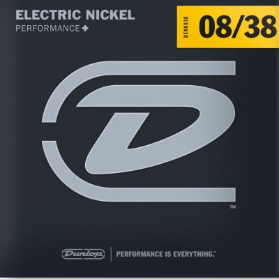 Dunlop Guitar Strings Electric Nickel Wound Extra Light 08-38 image 1