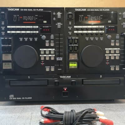 TASCAM CD-302 Dual CD Player- DJ Tool - Great Used Condition