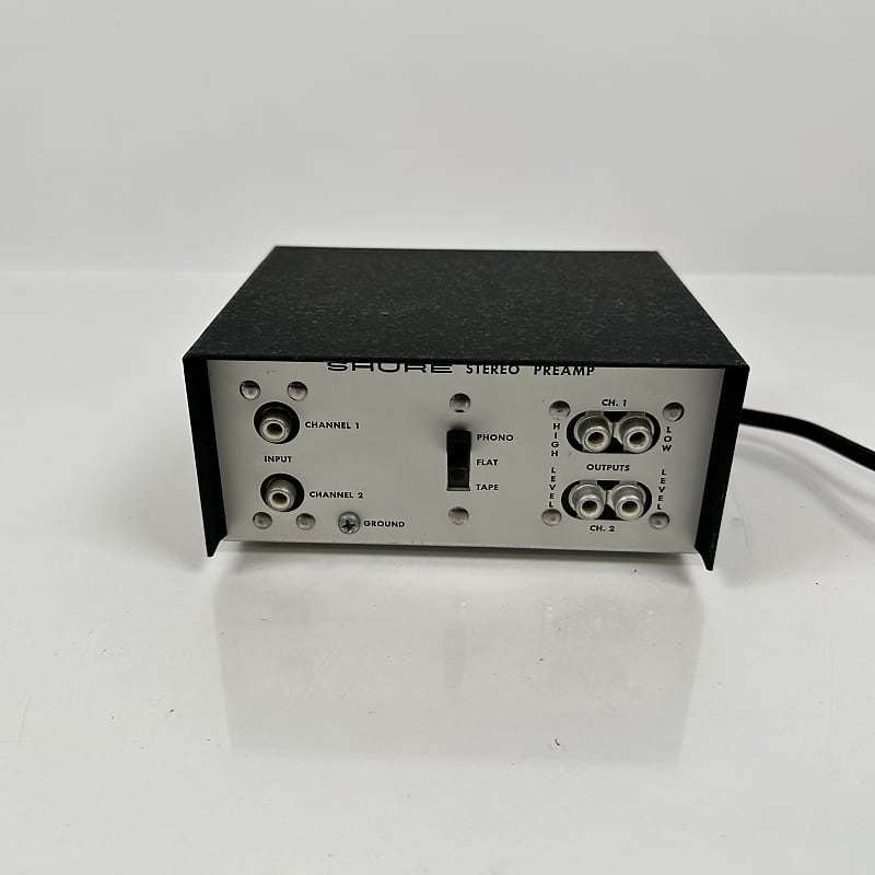 SHURE M64 Phono Equalizer Preamplifier  			