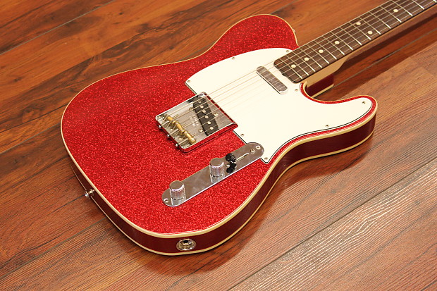 Fender Custom Shop '62 Telecaster NOS Red Sparkle | Reverb