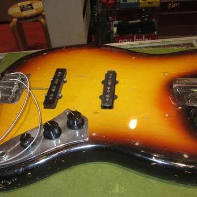 1963 Fender Jazz Bass Sunburst w Original Case Blue Oyster Cult image 12