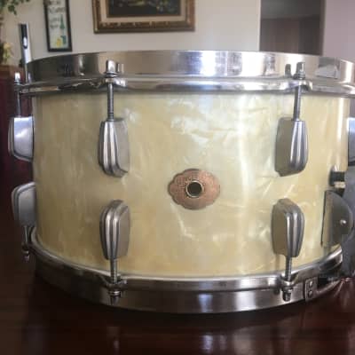 Slingerland Super Gene Krupa Radio King 7x14" 16-Lug Solid Maple Snare Drum 1960 - 1962