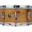 British Drum Co 14 x 6.5" The Archer snare drum, cold-pressed 10-ply English yew shell
