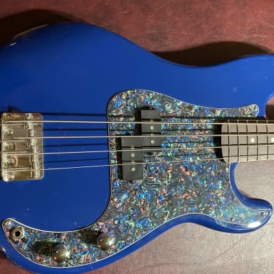 Partscaster Precision Bass - Gloss Blue w/Fender Gig Bag image 1